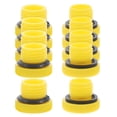 thumbnail image 1 of Miangastore Hole Plugs Yellow POM 10Pcs For Hydraulic Systems Components In Maintenance, 1 of 8