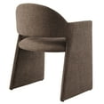 thumbnail image 6 of Side Dining Chair Armchair, Brown, Fabric, Bar Pub Cafe Bistro Dining Kitchen Hospitality Restaurant, Modern Contemporary, HB37566, 6 of 9