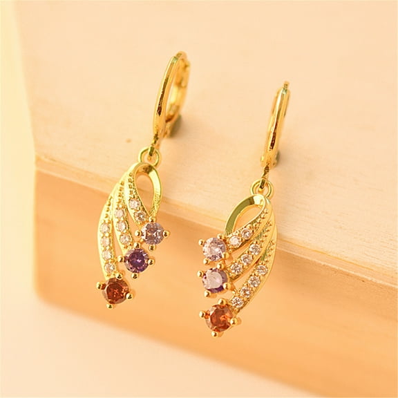 Latrodar European And Fashion Trends 18k Gold-Plated Earring gold up to 30% Off