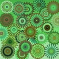 thumbnail image 1 of Ahgly Company Machine Washable Indoor Square Transitional Seaweed Green Area Rugs, 4' Square, 1 of 7