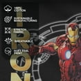 thumbnail image 4 of Boy's Marvel Iron Man Technology Graphic Tee Black Large, 4 of 9