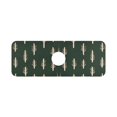 thumbnail image 7 of Yayeee Faucet Mat for Kitchen Sink 14.7" Diatomite Long Splash Guard Pad, Beige Plants, 7 of 7