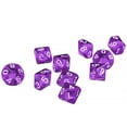 thumbnail image 1 of 10 piezas 0 a 9 caras cubos TRPG juego de mesa cubos de acrílico de varios lados accesorios de juego de mesa Inevent FN0398-05B, 1 of 7