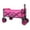 Pink, variant on WildFinder All-Terrain Collapsible Wagon, Heavy Duty Foldable Utility Cart with Large Capacity for Camping, Gardening and Travel, Black