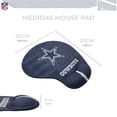 thumbnail image 4 of Set NFL de mouse inalambrico y pad con soporte de muñeca Dallas Cowboys 100% original, 4 of 7