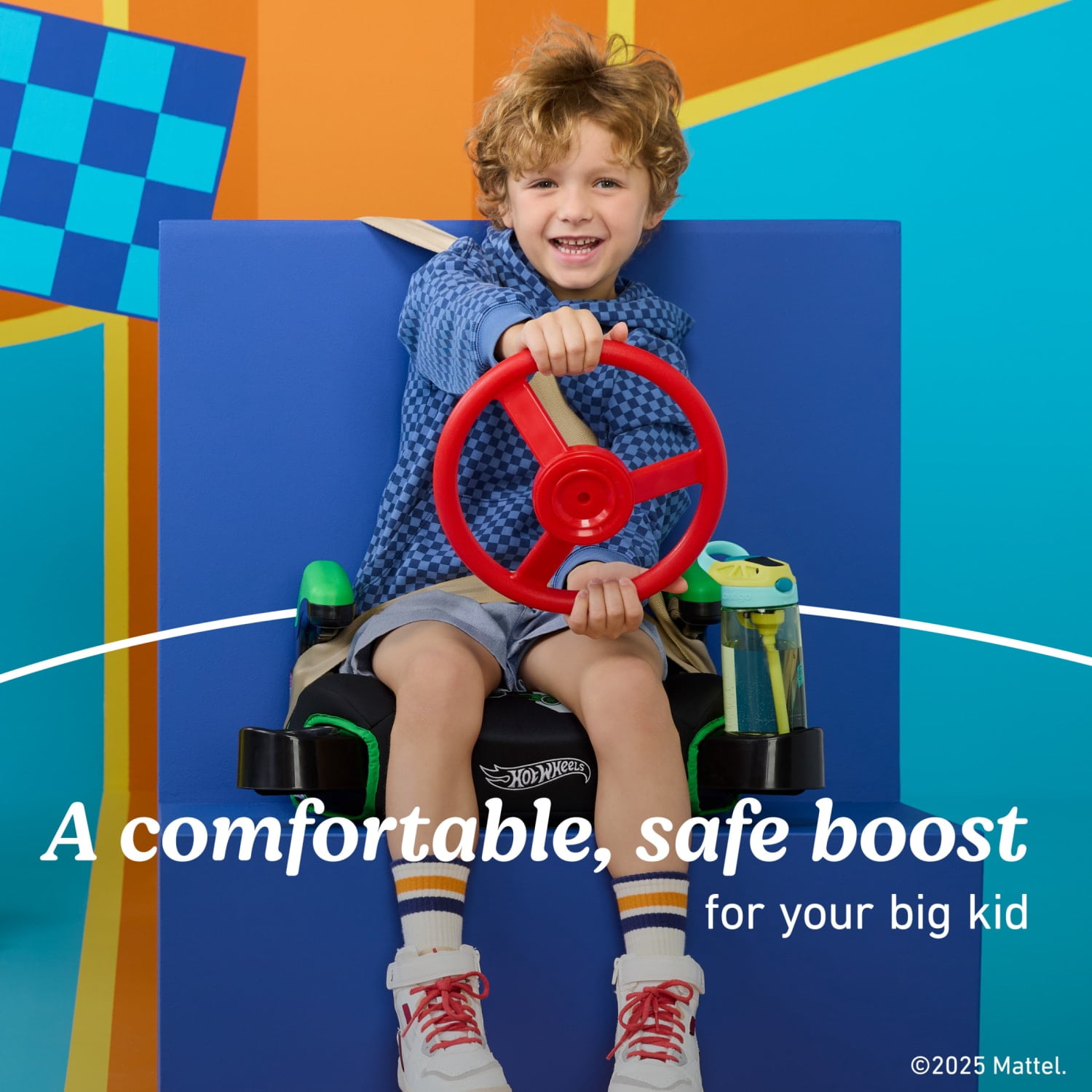Graco Turbobooster 2.0 Backless Booster Car Seat, Hot Wheels Gamer, 5.1 lbs