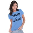 thumbnail image 4 of Virginia Settle State Map Shape Funny Women's T Shirt Ladies Tee Brisco Brands 2X, 4 of 6