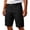 Black, variant on Mens Water Resistant Ripstop Cargo Shorts 2026 Lightweight Solid Color Short Pants Hiking Multi Pockets Outdoor Work Shorts Fashion Clothes Black M