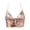 Rose Gold, variant on HNMKIU Fashion Sparkling Sequin Camisole Top with Metallic Chain Detail Sleeveless Womens Tops Glitter Bustier for Night Out Party Club and Carnival Wear Black,One Size