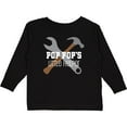 thumbnail image 3 of Inktastic PopPop Little Helper Boys Long Sleeve Toddler T-Shirt, 3 of 5
