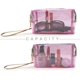thumbnail image 4 of 4pcs Bolsas de cosméticos a prueba de agua Pvc Bolsa de aseo con cremallera transparente con asa Correa Bolsa de maquillaje transparente portátil Bolsa para baño, vacaciones y órgano, 4 of 4