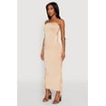 thumbnail image 3 of Womens Side Fringe Maxi Tube Dress, 3 of 4