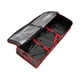 thumbnail image 1 of Bolsa de almacenamiento de papel de regalo navideño, organizador de papel de regalo para accesorios festivos Negro y rojo, 1 of 9