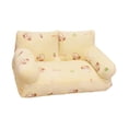 thumbnail image 2 of Cama para perros, sofá nido para gatos, transpirable, suave y cómodo, sofá para perros y gatos, tumbona para mascotas, suministros para mascotas, S amarillo, 2 of 8