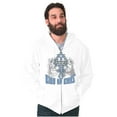 thumbnail image 5 of King of Kings Jesus Lion Christian Zip Hoodie Sweatshirt Men Brisco Brands S, 5 of 6