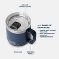 thumbnail image 2 of Taza YETI Rambler con aislamiento al vacío de 414 ml, color rosa, 2 of 9