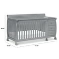 thumbnail image 6 of DaVinci Kalani 4-in-1 Convertible Crib & Changer in Grey, 6 of 7