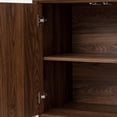 thumbnail image 5 of Double Door Storage Cabinet, Sideboard Buffet with Shelves, Mid Century Modern Cabinet for Living Room, Dining Room, Walnut, 5 of 11