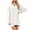 White, variant on UAMVSH Oversized Sweater Dress for Women Fall V Neck Long Sleeve Ribbed Long Sweaters Knitted Casual Loose Fit Pullover Tops Fashion Outfits(X-Large,White)