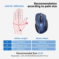 thumbnail image 4 of TECKNET BASICS Wireless Mouse,2.4GHz with USB Receiver,Computer Mouse for Laptop,PC,Computer,Chromebook,Notebook,2600 DPI,5 Adjustment Levels, 4 of 9