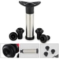 thumbnail image 3 of Wine Stopper With Vacuum Pump Bar Accessories Air Lock Aerator Stainless Steel Bottle Stopper Keep Wine Fresh Saver Sealing, 3 of 5
