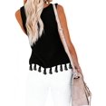 thumbnail image 4 of Women'S Summer Knit Tank Tops Racerback High Neck Sweater Vest, Dressy Casual Outfits, 4 of 8