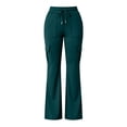 thumbnail image 5 of Dwellite Flare Pants for Women High Waisted Sweatpants with Pockets Casual Hiking Drawstring Trousers 2026 Dark Green S, 5 of 8