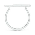 thumbnail image 2 of ANGARA Lab Grown Diamond Horizontal Parallel Bar Ring for Women in 14K White Gold (Size-1.3mm| Color-F-G| Clarity-VS) | April Birthstone, Anniversary, Jewelry Gift for Women | Lab-Grown Diamond Ring, 2 of 4