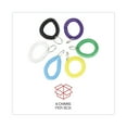 thumbnail image 6 of Plastic Wrist Coil Plus Key Ring - Assorted Colors (6/Pack), 6 of 7