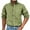 Olive Green, variant on WREESH Men's Long Sleeve Button Down Dress Shirts Turndown Collar Solid Color Everyday Casual Wear Olive Green