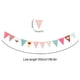 thumbnail image 5 of Conjunto de tarjeta de papel Wosthever banderín triangular 16,4 pies para fiesta de cumpleaños, 5 of 6