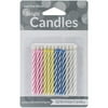 Striped Magic Relight Wax Birthday Candles 12 Count