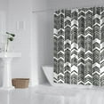 thumbnail image 3 of 72x84 Inches Bohemian Shower Curtain Polyester Fabric with Tribal Ethnic Pattern Bathroom Decor Earthy Vibes, 3 of 5