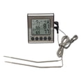 thumbnail image 2 of Bgsha BBQ Grill Thermometer Temperature Probe with Backlight Multiple Meat Options, 2 of 10