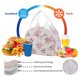 thumbnail image 1 of Bolso Picnic Acolchado Algodón Mano Gran Capacidad Portátil Acolchada Insa Flores Comida () Rosa, 1 of 9