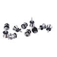 thumbnail image 2 of 10PCS Guitar Strap Lock Buttons, Mushroom Style Metal End Pins With Screw For Electric Guitar Bass Ukulele, 2 of 8