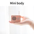 thumbnail image 5 of Mini Altavoz Portátil Inalámbrico Bluetooth Altavoz De Emparejamiento Rápido Altavoz Vintage De Forma Única Para El Hogar Deportes Al Aire Libre Viajes seitruly EL014096-03, 5 of 5