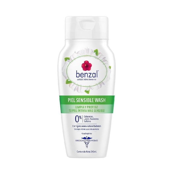 Shampoo íntimo Benzal femenino piel sensible hipoalergénico 240 ml
