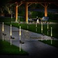 thumbnail image 6 of 2PCS Stainless Steel LED Solar Lawn Lamp Outdoor Garden Path Lawn Light Solar Bollard Light Solar Stick Lights, 6 of 9
