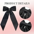 thumbnail image 4 of WMGHA Christmas Red Bow Garland Banner, 1 String of 8 Pre-Strung Satin Ribbon Bow Party Hanging Garland Decoration for Birthday,Valentine's Day Christmas Holiday Party Supplies(2m), 4 of 6