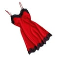 thumbnail image 3 of Lencería de encaje Baoblaze Ropa de dormir de pijama para mujer Rojo, 3 of 8