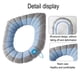 thumbnail image 3 of 2 uds. Almohadillas para asiento de inodoro con asa, funda para asiento de inodoro suave y gruesa para baño, elástica y lavable, 3 of 6