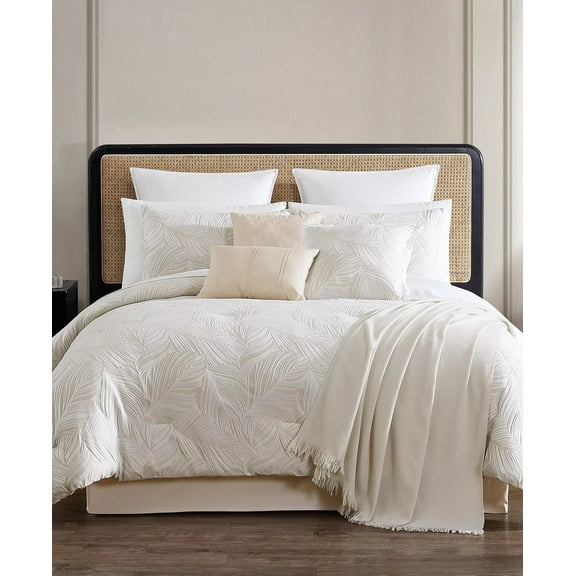 Hallmart Collectibles WHITE Sanborn 14-Pc. Comforter Set, US Queen