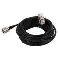 thumbnail image 2 of Conectores Rg58 Pl259 Uhf a So239 del 16ft para cable de montaje de antena móvil de radio de coche, 2 of 5