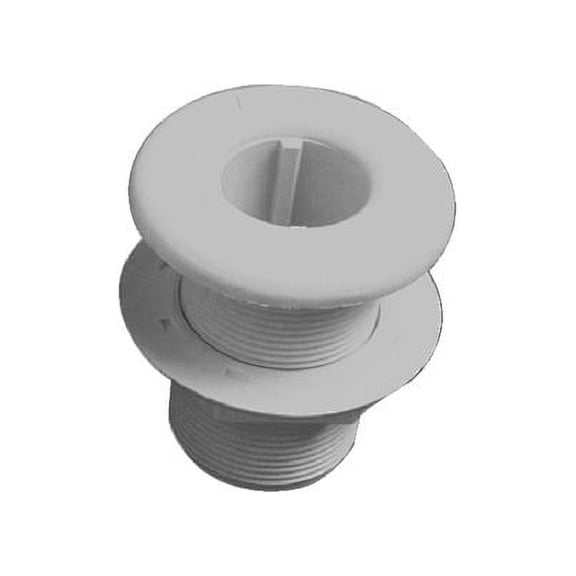 Forespar CF253 Marelon Hose Tailpipe Mushroom Head Thru Hull With Nut, White