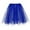 Blue, variant on Nnhblu Womens Paillette Elastic 3 Layered Short Skirt Adult Dancing Skirt Mini Skirt Leather Skirt Blue
