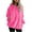 Pink, variant on Womens Fuzzy Hoodies Pullover Sport Hoodie Cozy Oversized Pockets Hooded Sweatshirt Athletic Fleece Hoodies