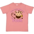 thumbnail image 3 of Inktastic Little Monkey Girl 4th Birthday Girls Toddler T-Shirt, 3 of 5