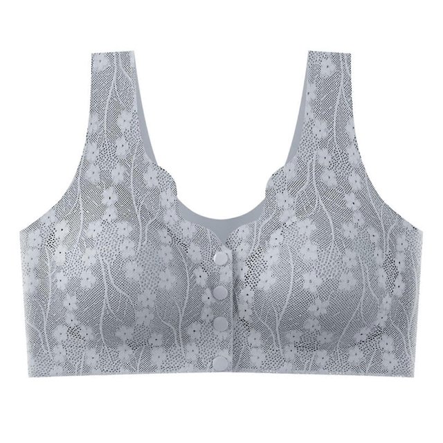 Front Button Bras For Women Wireless Underwire Bra Closure Shaping Bras,100% New