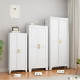 thumbnail image 6 of 74.8"H Metal Stoarge Cainbet with 2 Doors and 5 Adjuctable Shelves for Kitchen Pantry Home Office, 6 of 6